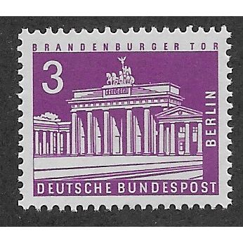 BERLIN -1956 M/M 3pf 'BERLIN BUILDINGS SERIES' (EBID63-246)