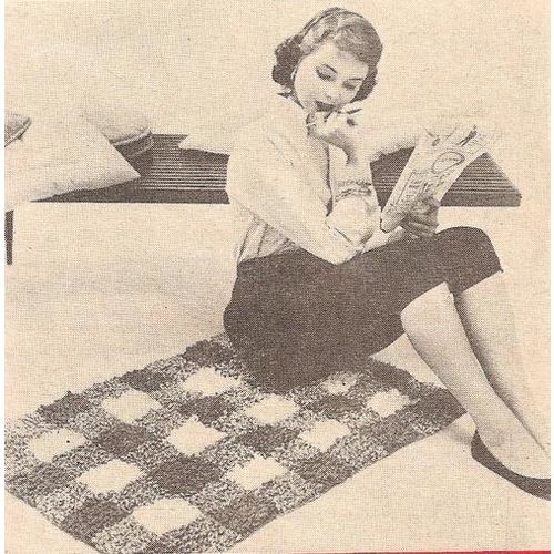 Crochet Rug Pattern The Gingham Rug
