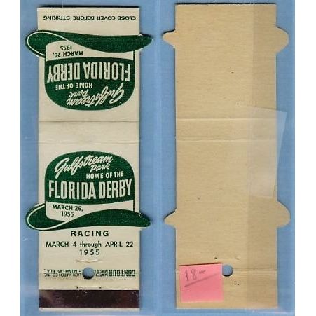 FL Twenty Strike Front Strike Contour Matchcover w/o Matches Outer Cover 2~632