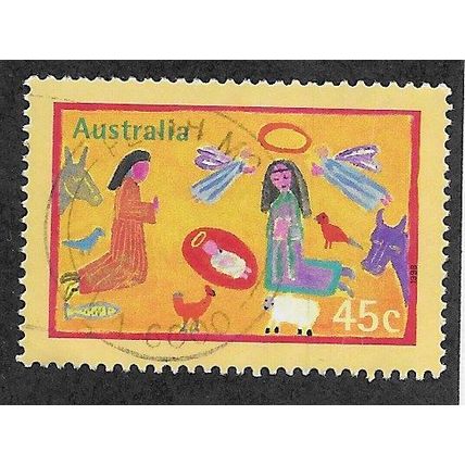 AUS 1998 45c 'CHRISTMAS' FINE USED (EBID68-323)