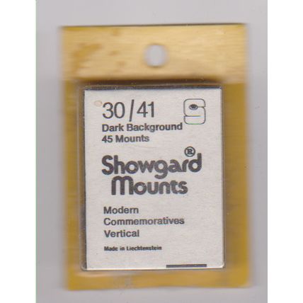 Showgard Mounts unopened pack 30 mm x 41 mm size