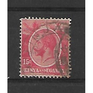 Kenya&Uganda.SG82 15c Rose-Carmine.Fine Used.Feb21g