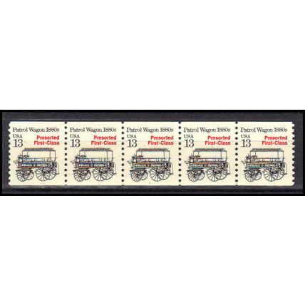 2258 13c Police Wagon Very Fine MNH Dry Gum PNC 1/5 X3183