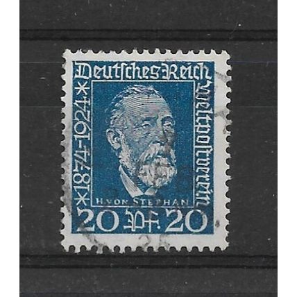 Germany.SG381 20pf Dr. von Stephan (Blue).Fine Used.Nov21