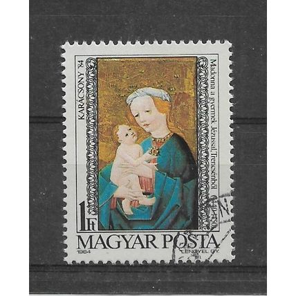 Hungary.1984 Christmas stamp.Fine Used.Mar23