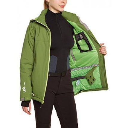 Urban Beach Canopy waterproof breathable windproof snow jacket green L/14 -75%