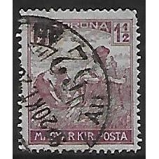 Mi 333: 1½ Kr. brown-lilac Definitive Stamp: Harvesters