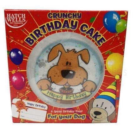 Hatchwell Doggy 10cm Birthday Cake Crunchy Dog Puppy Gift Cereal Treat