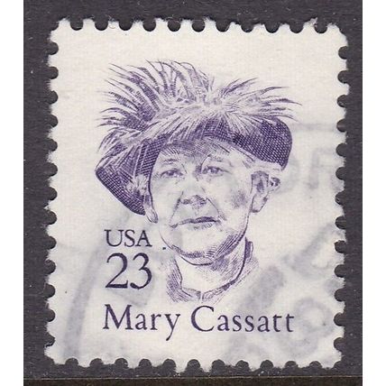 United States 1986 Mary Cassatt 23c Fine Used SG 2125 VGC