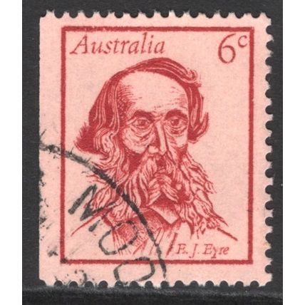 AUSTRALIA 1970: FAMOUS AUSTRALIANS - 6c JOHN EYRE USED (G3)