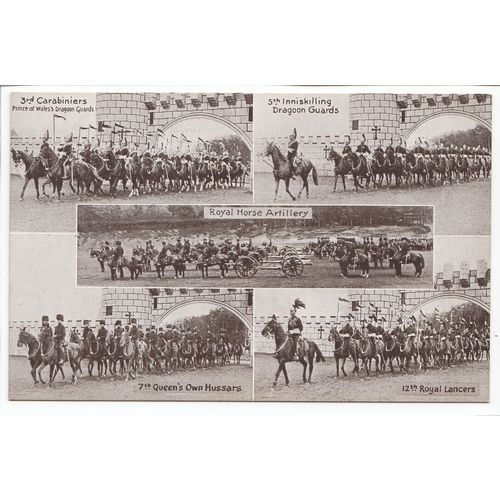 Military Horse Displays Aldershot Tattoo Series Postcard