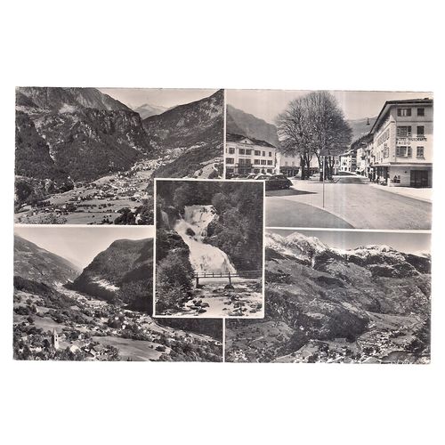 FAIDO, SWITZERLAND . multiview unused vintage Postcard