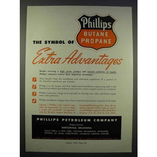 1946 Phillips Petroleum Ad - Butane Propane