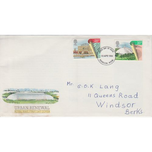 GB 1984 Urban Renewal set GPO FDC Hounslow pm see others