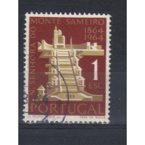 PORTUGAL 1964 CENTENARY SAMEIRO SHRINE 1E VALUE USED