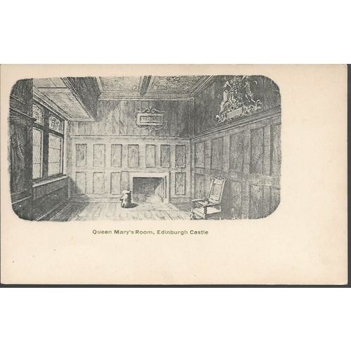 Edinburgh Castle Queen Mary's Room early UB c.1901