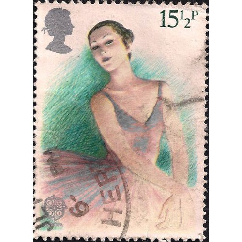 GB, Ballerina, red 1982, 15½p, #3