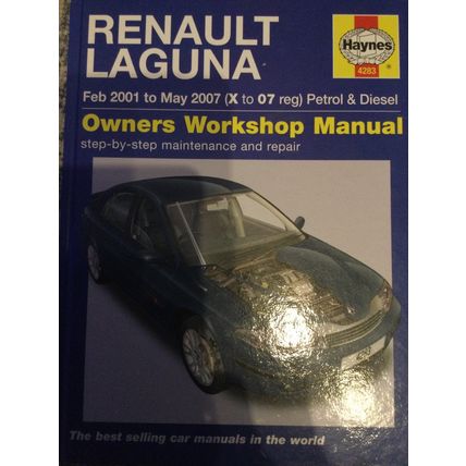 Renault Laguna, Haynes Owners Workshop Manual, 2001 to 2007