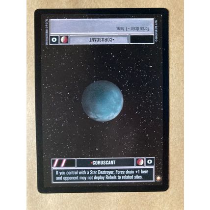 Star Wars CCG: Special Edition Limited # Coruscant (A) dark 1998 decipher