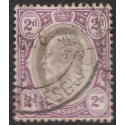 Transvaal 2d Used Postage Stamp - King Edward VII