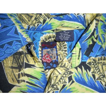 Hawaiian Tiki Shirt. Men's Size Medium by Montage Tropics