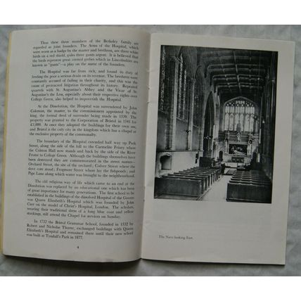 1961 St. Mark's the Lord Mayor's Chapel Bristol, formerly Gaunts' Hospital