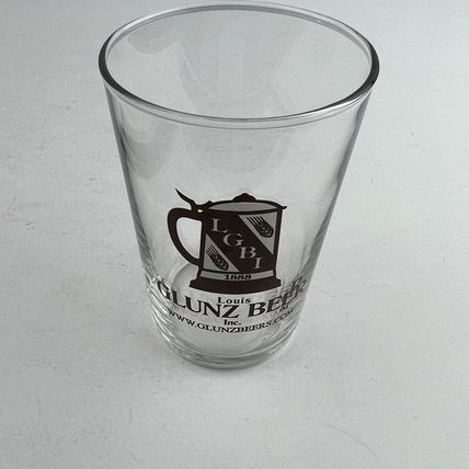 Louis Glunz LGBI Sampler Beer Glass 4" Tall Chicago ~RARE~