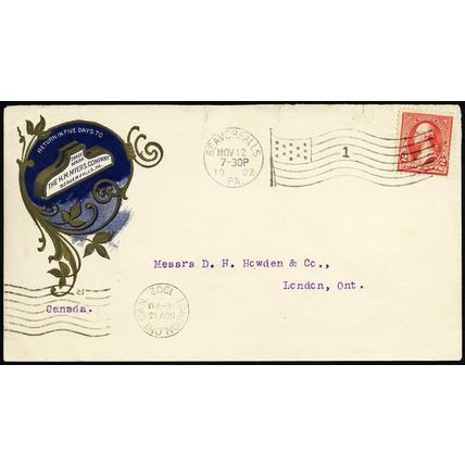 Blue & Gold Colored Meyers Co. Beaver Falls, PA Advertising Cover - Stuart Katz