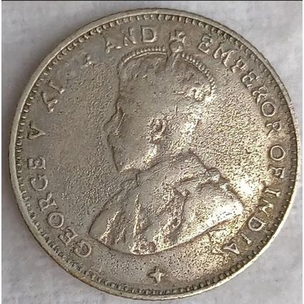 British Monarch KING GEORGE V silver numismatics 1919 10-cent