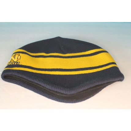 NOTRE DAME FIGHTING IRISH NAVY Yellow KNIT WINTER CAP HAT