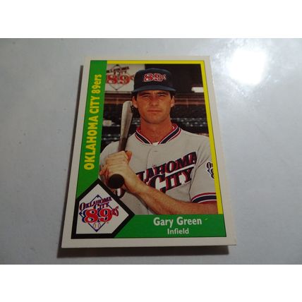 1990 CMC Card # 163 Gary Green Very Good-Excellent (4) Oklahoma City 89ers