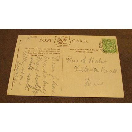 1906 fr JA JA Heraldic Series postcard - Clacton on sea Coat of Arms, Essex