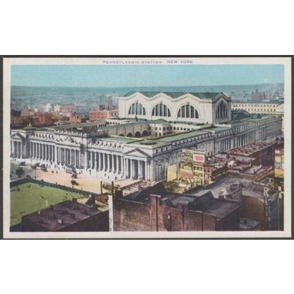 Pennsylvania Station, New York City, c.1920 - Union News Co Postcard
