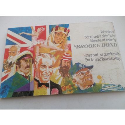 Brooke Bond - Famous People 1869 / 1969 - Complete Album with Picture Cards
