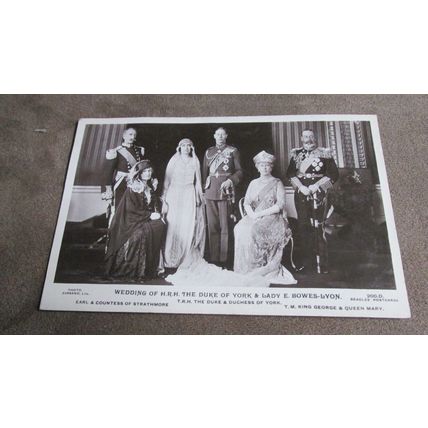 Beagles RP Postcard - Royal interest - King George VI & Queen Mum Wedding