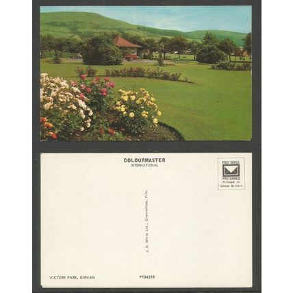 GB Scotland Postcard Victory Park, Girvan, Ayrshire, Unposted