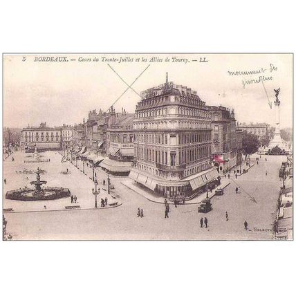 33 - BORDEAUX - cours du trente juillet et les allées de Tourny