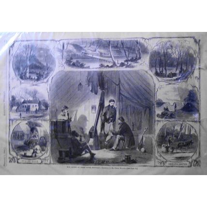 War Scenes on Green River, Kentucky - Harper's Weekly, February 1, 1862