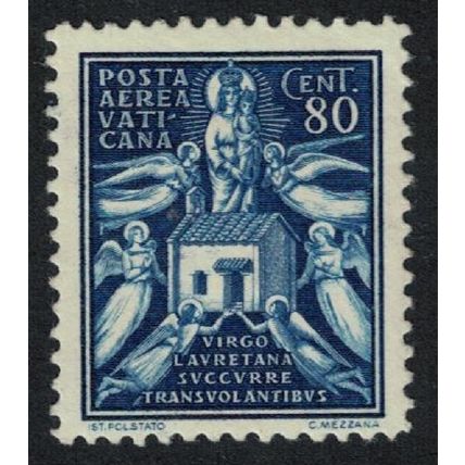 Vatican Transportation of the Holy House 80c 1953 MH SG#58 Sc#C4