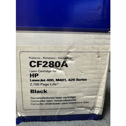 Toner Laser Cartridge Compatible CF280A HP LaserJet 400,M401,425 Series Black