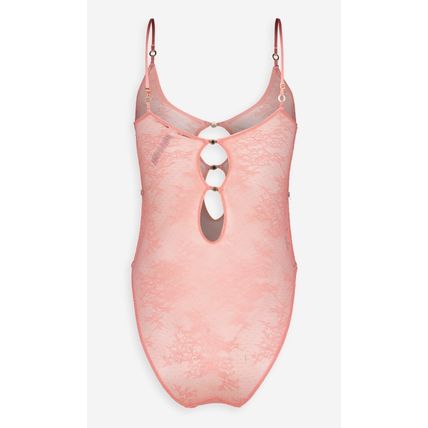 STELLA MCCARTNEY Delicate Lace With Cut Outs High Leg Bodysuit (RARE & COLLECT)