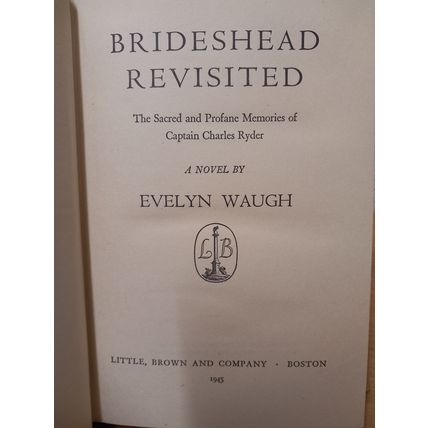 Brideshead Revisited - Evelyn Waugh - Hardback - American Book Club - 1945