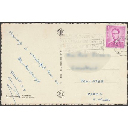 Molenstraat, Blankenberge, 1959 - Thill Briefkaart