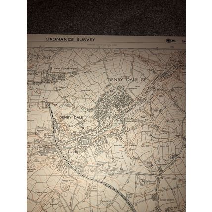 OS map 1:10000 Yorks, Sheet SE 20 NW 1985. Denby Dale, Ingbirchworth