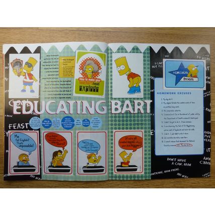 Panini The Simpsons Springfield Sticker Collection - Complete Sticker Album