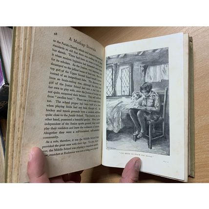 1950s SIBYL B OWSLEY "A MADCAP BROWNIE" FICTION ILLUSTRATED HARDBACK BOOK (P3)