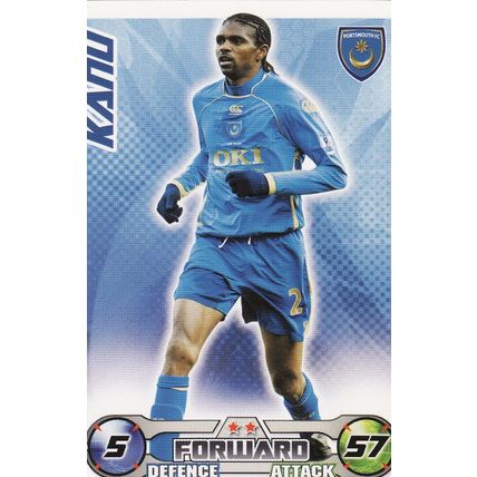 Match Attax Extra 2008/2009 Kanu Portsmouth