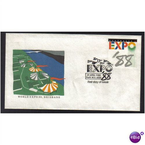 1988 AUSTRALIA EXPO88 FDC PERTH W.A