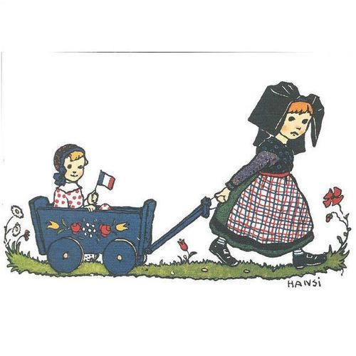 Hansi: 'Je promène ma petite soeur ...'