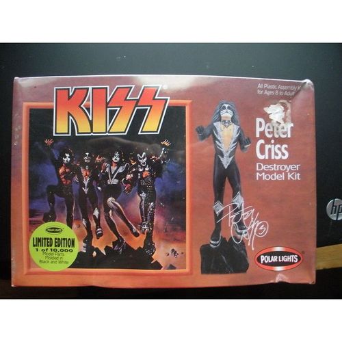 Kiss-Peter Criss Destroyer Model Kit, New sealed, Polar Lights, 1998, limited